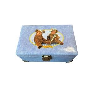 Anne Geddes Babies In Teddy Bear Costumes Storage Box Trinket